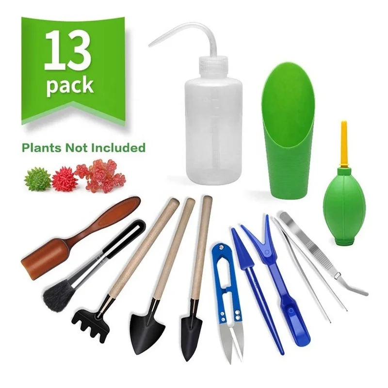 Gardening Tools Shovel - 13Pcs Garden Planter Kit DIY Sowing