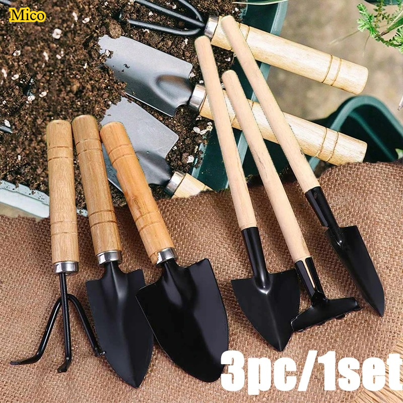 Gardening Tools Shovel - 3Pcs Mini Gardening Tool Set with