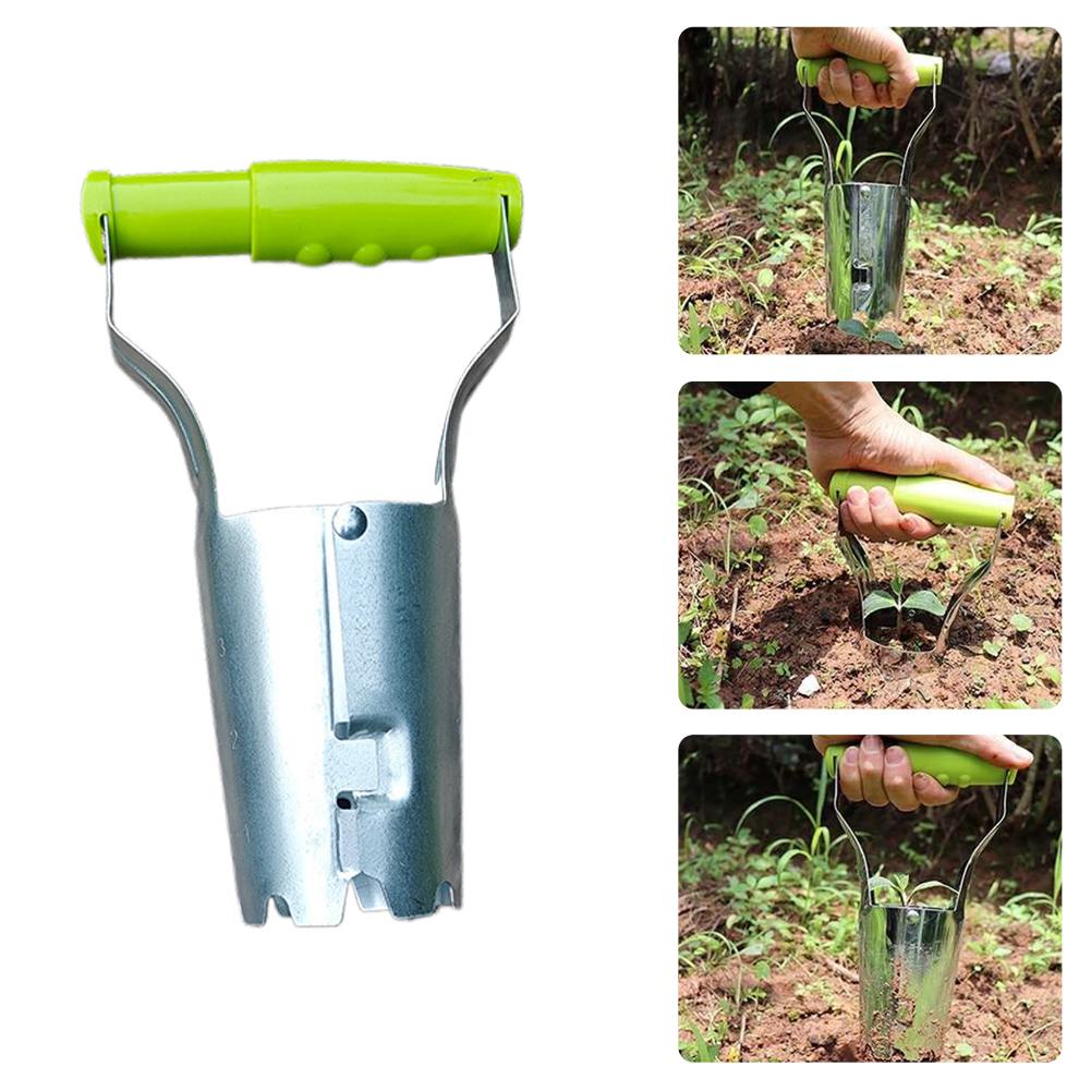Gardening Tools For Digging - Stainless Steel Seeder Garden Flower Planting