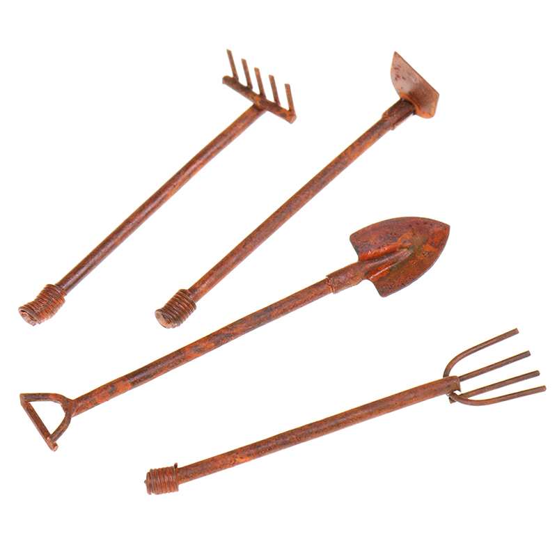 1:12 Scale Dollhouse Miniature - đánh giá và giá Gardening Tools Shovel