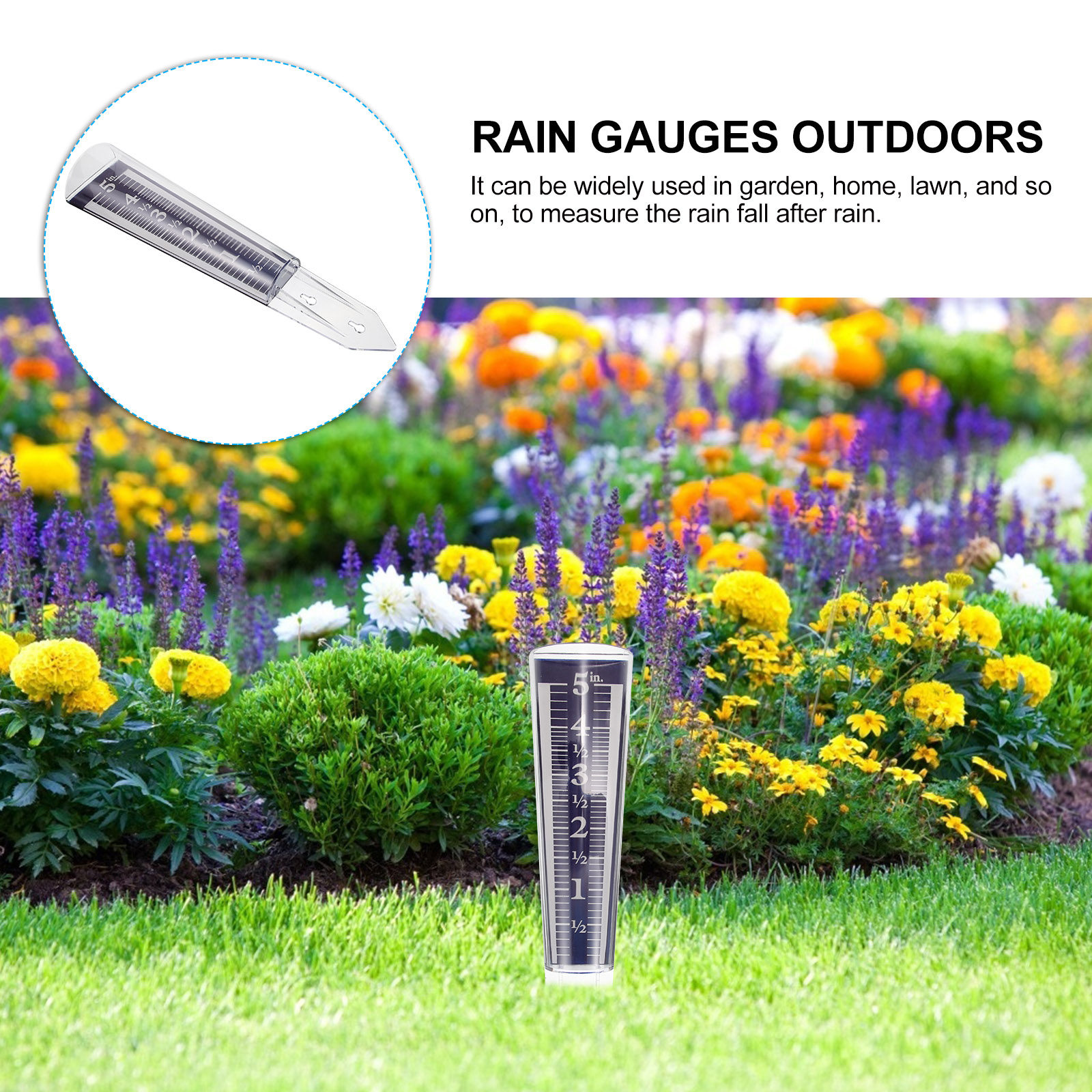 Transparent Rain Gauge for Out - đánh giá và giá Gardening Tools Toolstation