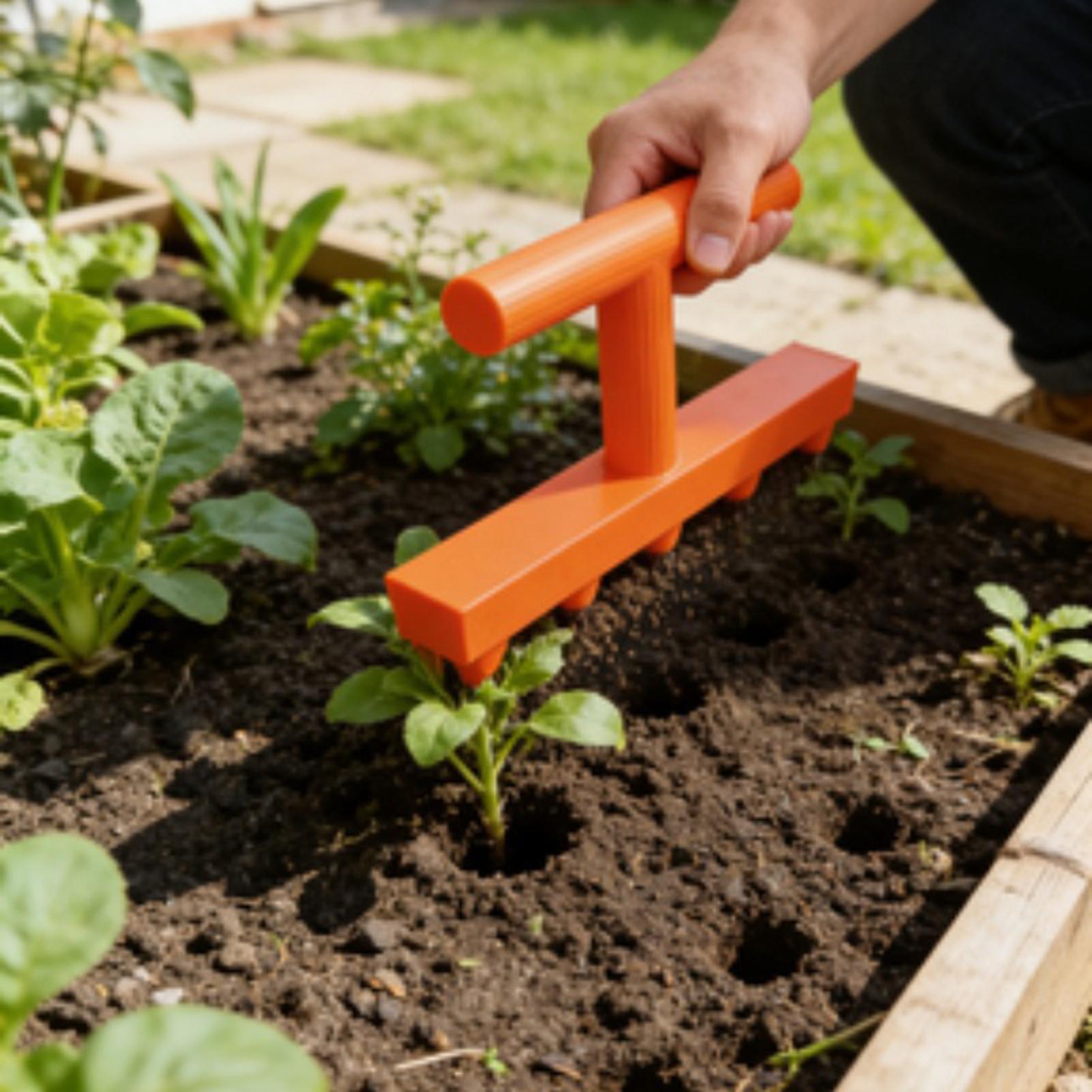 Five-Tooth Seedling Dibbling T - đánh giá và giá Gardening Tools For Elderly