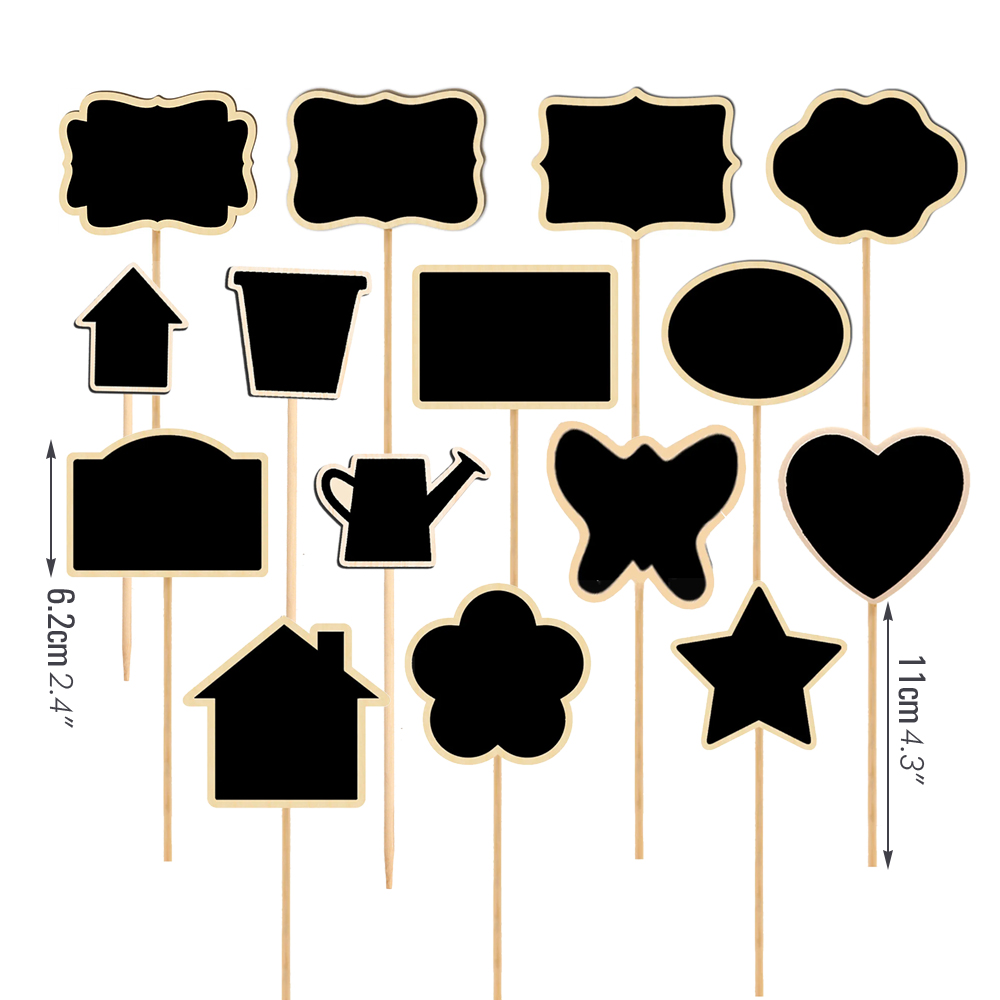 10PCS Wood Mini Chalkboard Sig - đánh giá và giá Plant Label Tags