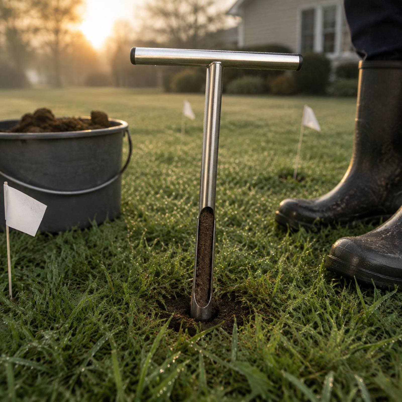 Stainless Steel Soil Sampler E - đánh giá và giá Gardening Tools Long Handle