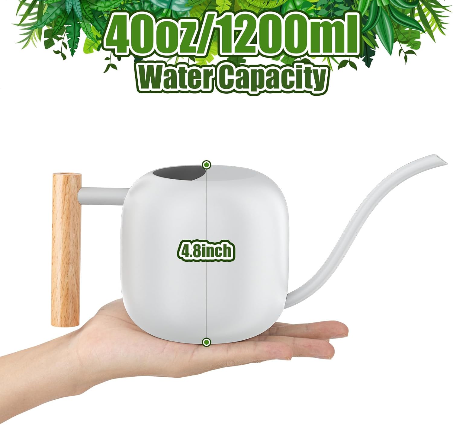 1.2L/41oz Metal Watering Can w - đánh giá và giá Watering Can Long Spout