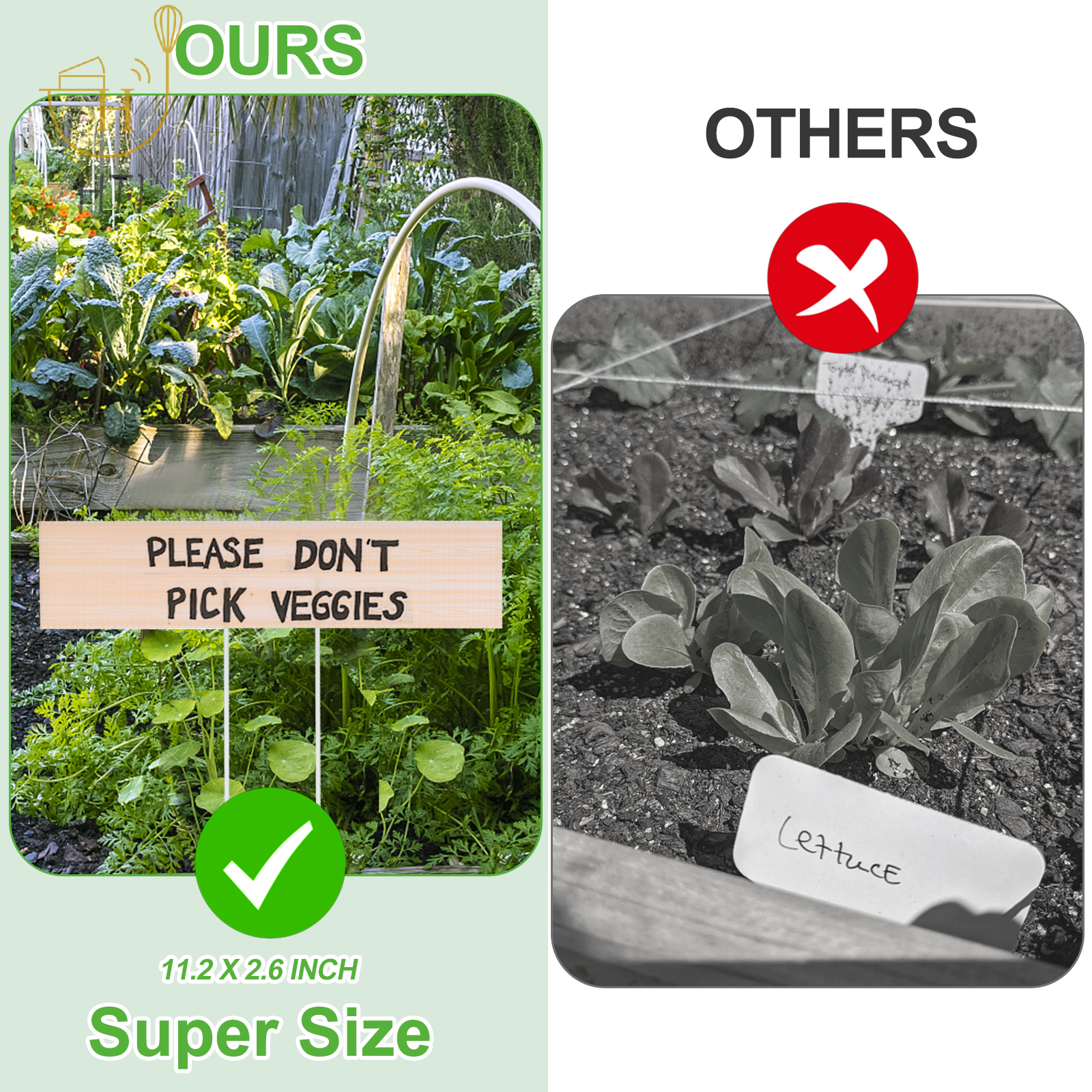 20 Set Jumbo Outdoor Plant Lab - đánh giá và giá Plant Label Tags