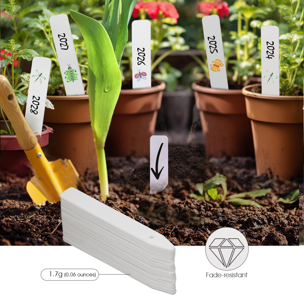 N314 PP Plant Label 10.3cm wit - đánh giá và giá Plant Label Tags